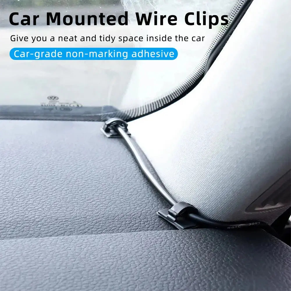 30pcs Cable Organizer Clips Cord Holder Desktop Workstation Wire Manager USB Charging Data Line Bobbin Winder Cable Management Spy-shop.com