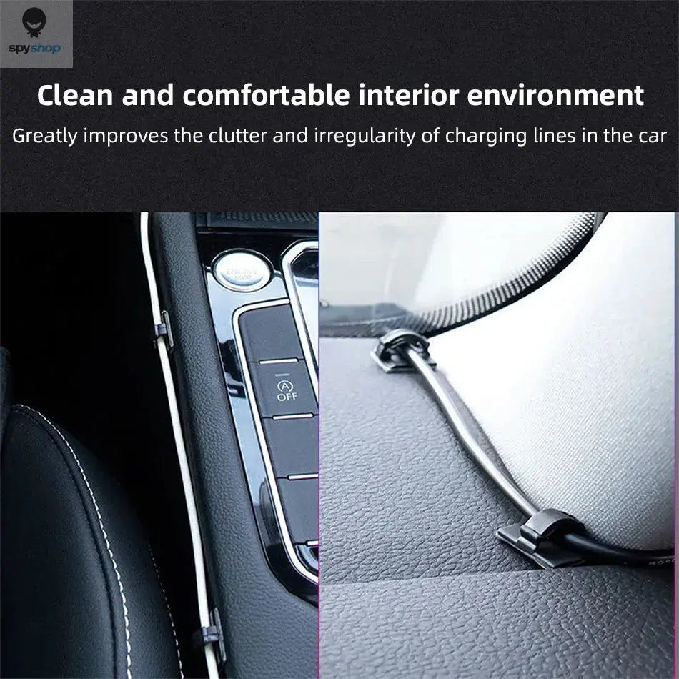 30pcs Cable Organizer Clips Cord Holder Desktop Workstation Wire Manager USB Charging Data Line Bobbin Winder Cable Management Spy-shop.com