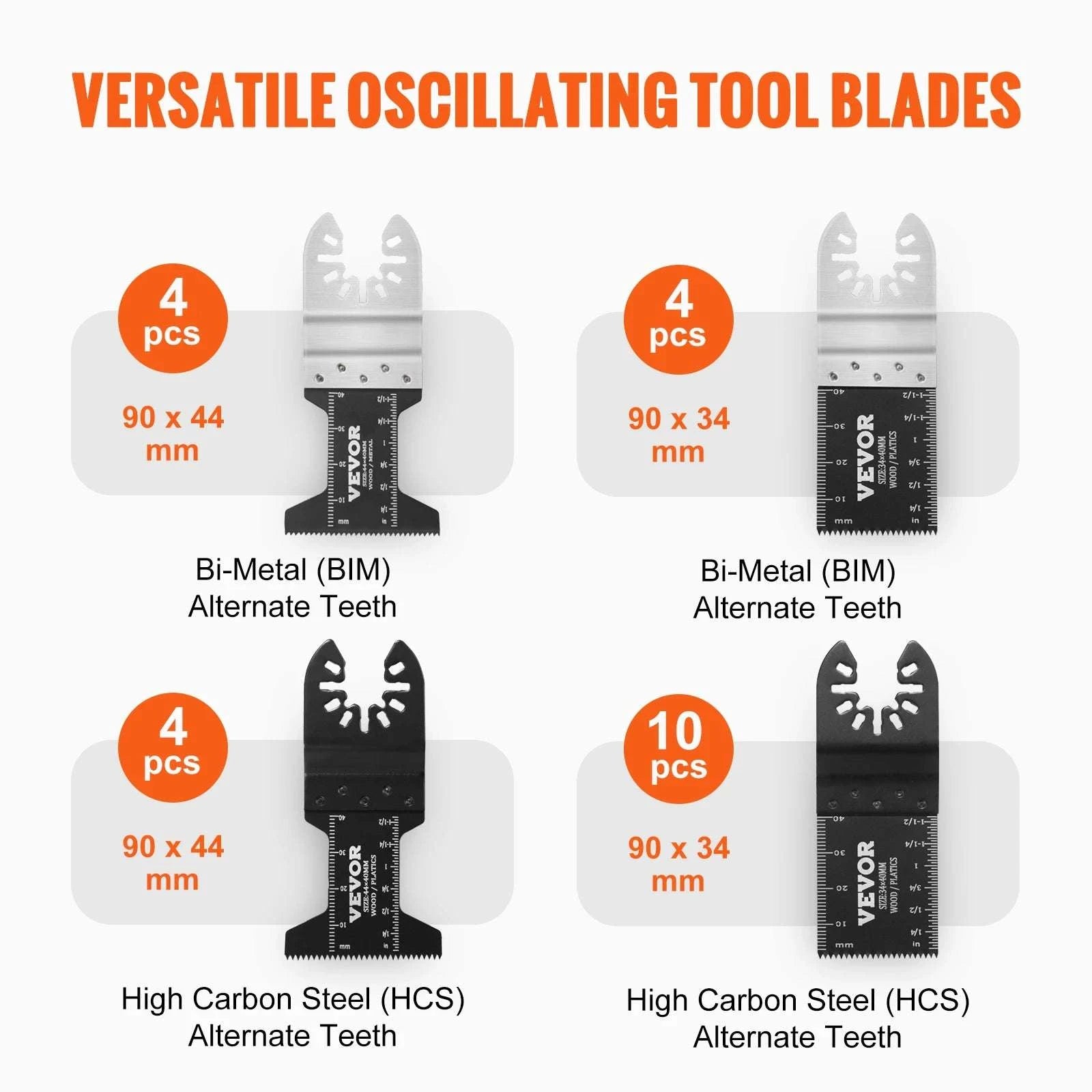 30PCS Oscillating Multi Tool Blade Kit Universal Quick Release Set-30 PCS / United States