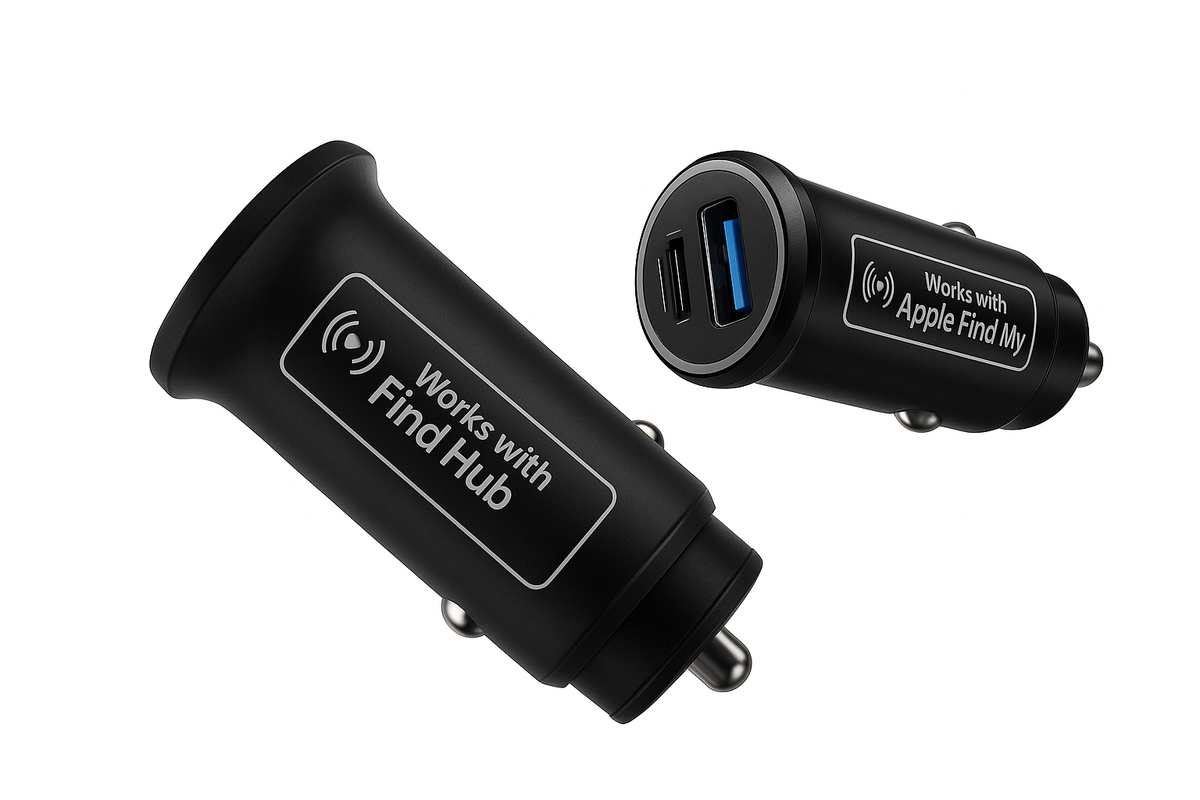 30W Car Charger USB Type C With iPhone GPS Locator Tracker for Apple Find My App Android Phone Find Hub APP Anti-loss Locator