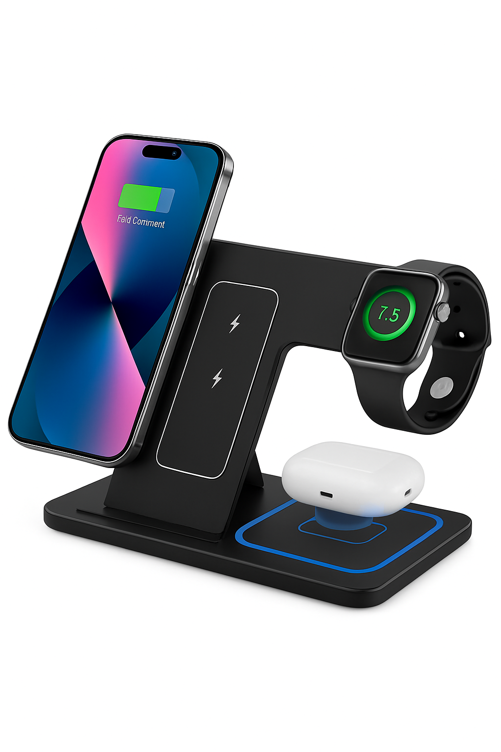 30W Fast 3 in 1 Wireless Charger Stand