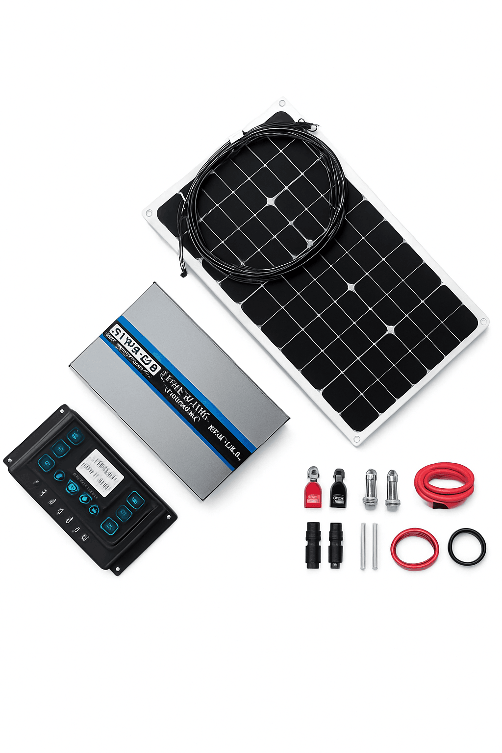 30W Solar Kit with 2200W Inverter & 100A Controller for Off-Grid Power-220V Solar Kit