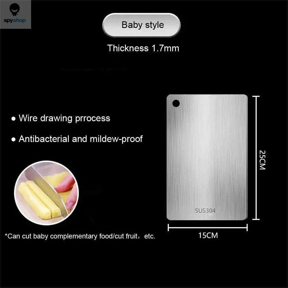 316 Stainless Steel Cutting Board for Cleaner, Easier Prep-29x20cm