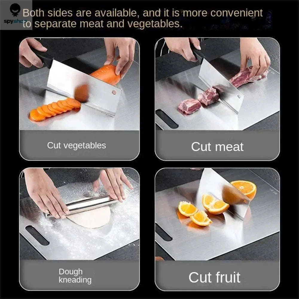 316 Stainless Steel Cutting Board for Cleaner, Easier Prep-29x20cm
