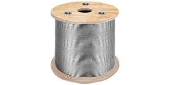 316 Stainless Steel Wire Rope 500 Ft 1/8 in 7x7-152M x 3.2MM / Germany