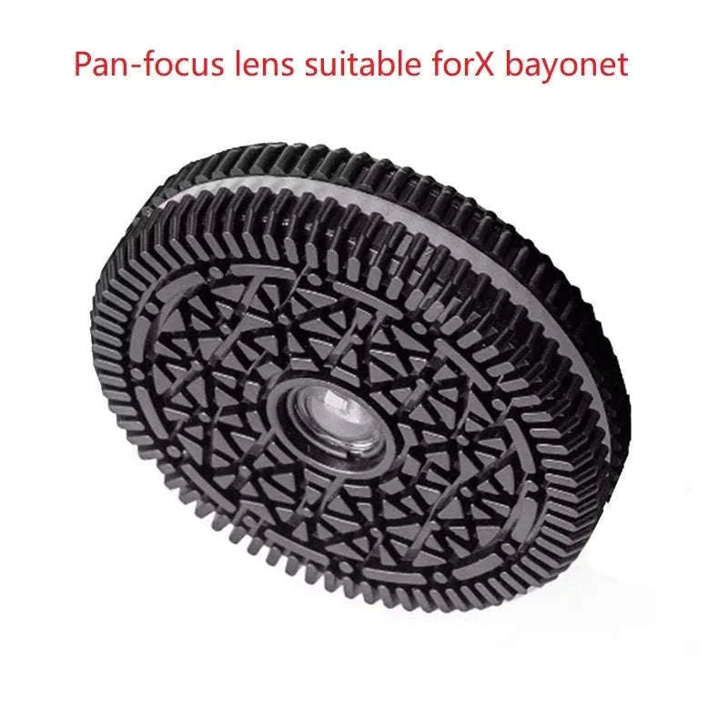 32mm F10 Free Focus Pancake Lens for Mirrorless Cameras-FX-Mount Black
