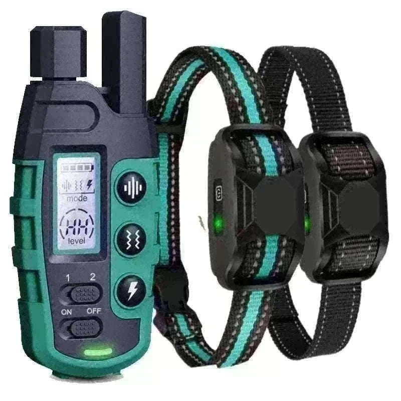 3300ft Remote Dog Training Collar Waterproof with Vibration, Beep & Shock-For 2 Dogs