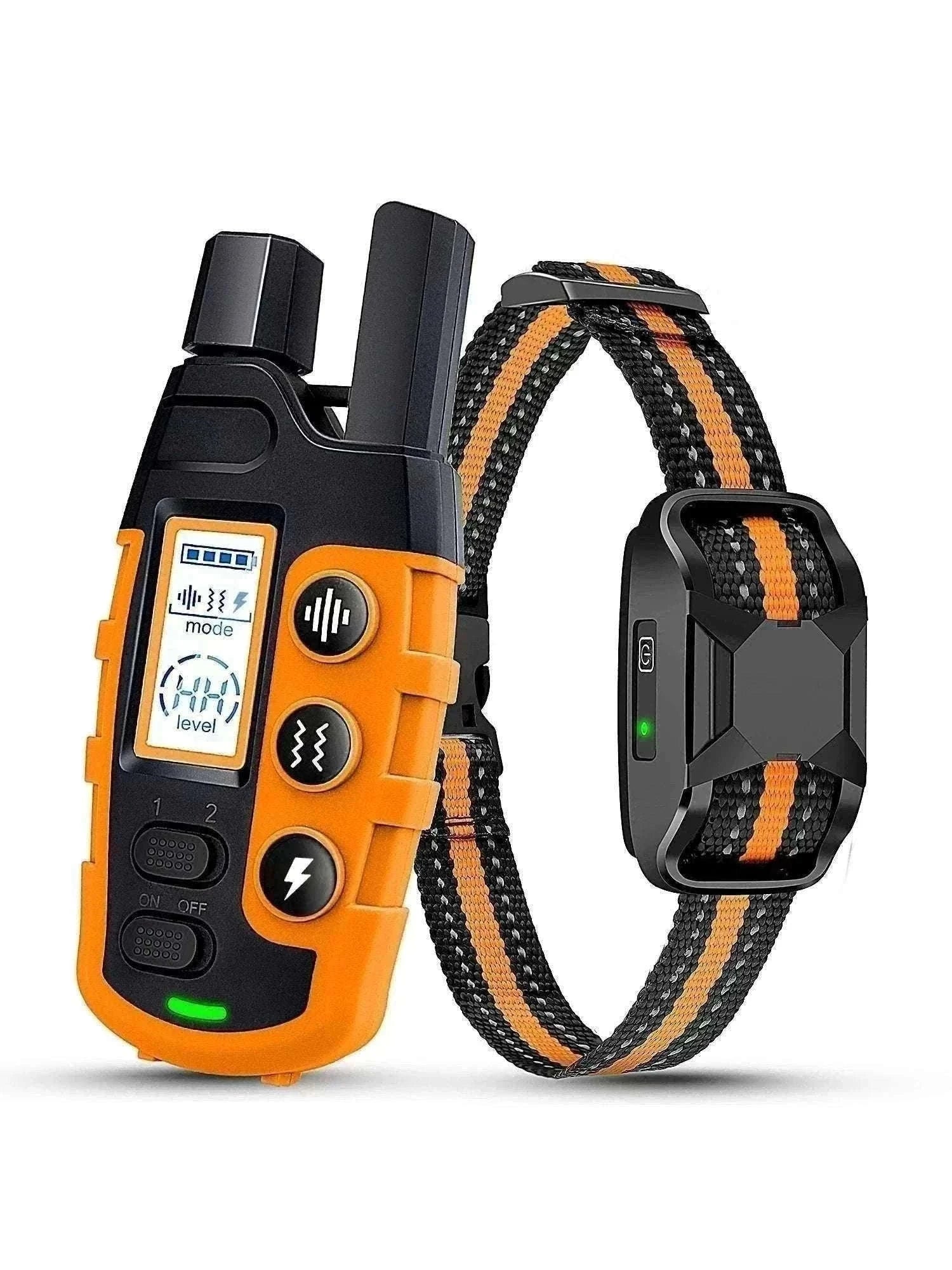 3300ft Remote Dog Training Collar Waterproof with Vibration, Beep & Shock-For 2 Dogs