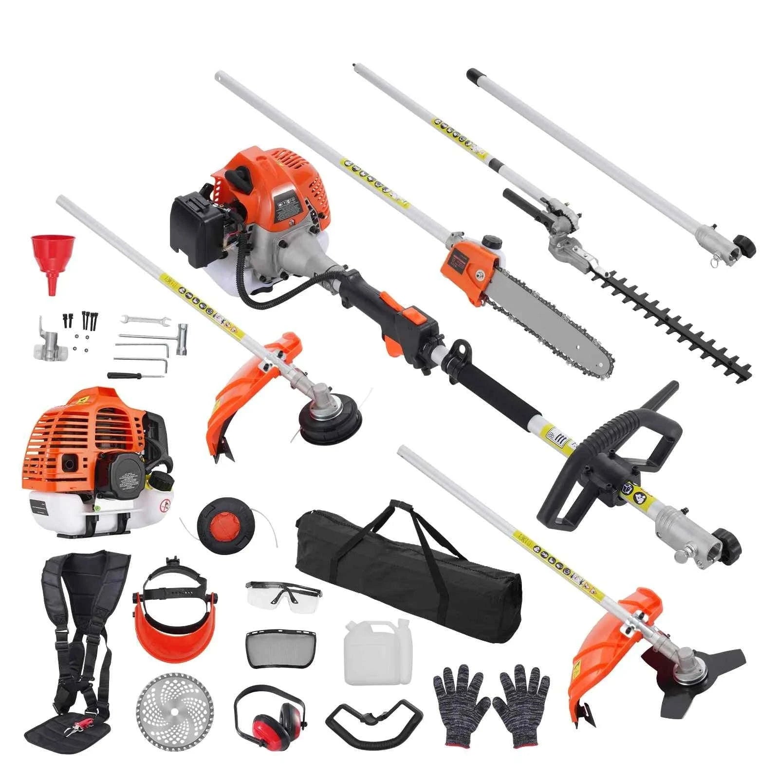 33cc 6-in-1 Gas Trimming Tool-High 33cc 33.5lbs / Germany