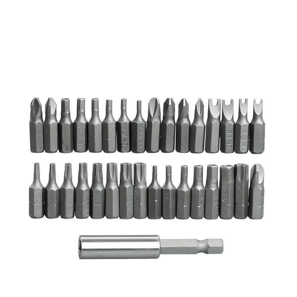 33pcs Security Screwdriver Bit Set with Magnetic Holder and Case-red / United States