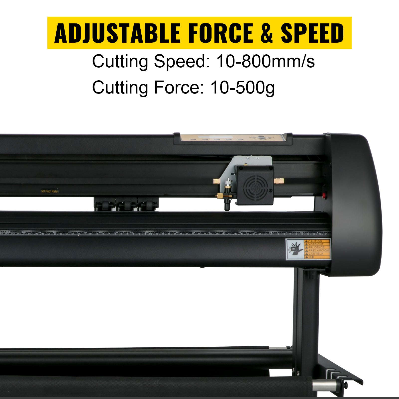 34 Inch Vinyl Cutter Plotter with Paper Basket and LCD Display-United States