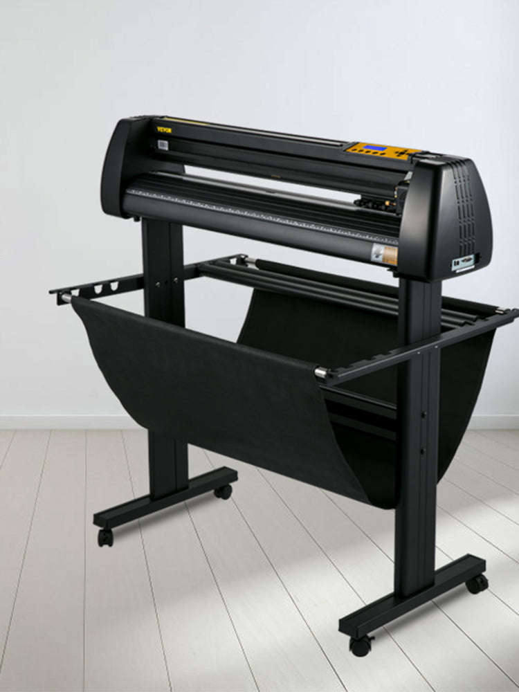 34 Inch Vinyl Cutter Plotter with Paper Basket and LCD Display-United States