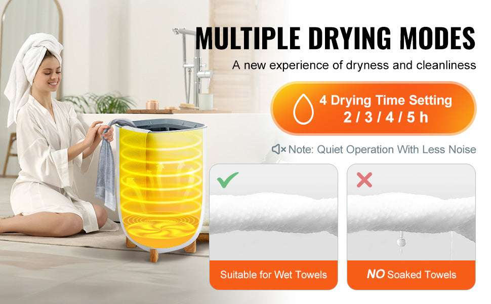 35L Towel Warmer Bucket with Fast Heating & Drying Modes-35L / CZECH REPUBLIC
