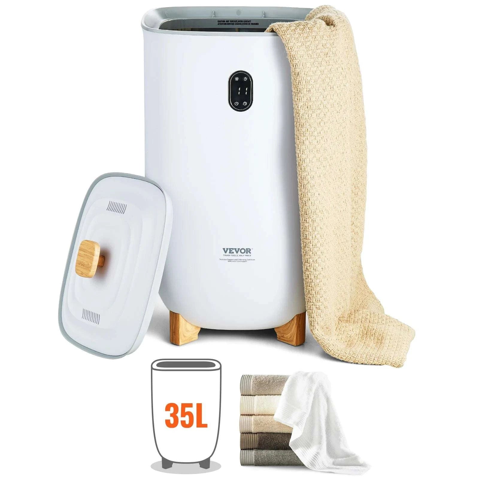 35L Towel Warmer Bucket with Fast Heating & Drying Modes-35L / CZECH REPUBLIC