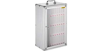 36-Slot Lockable Cell Phone Storage Cabinet Wall Mounted Organizer-36 Slots / CZECH REPUBLIC