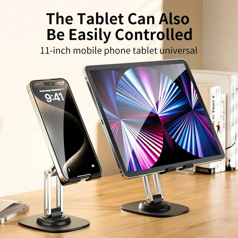 360° Adjustable Tablet & Phone Stand with Foldable Arm-United States