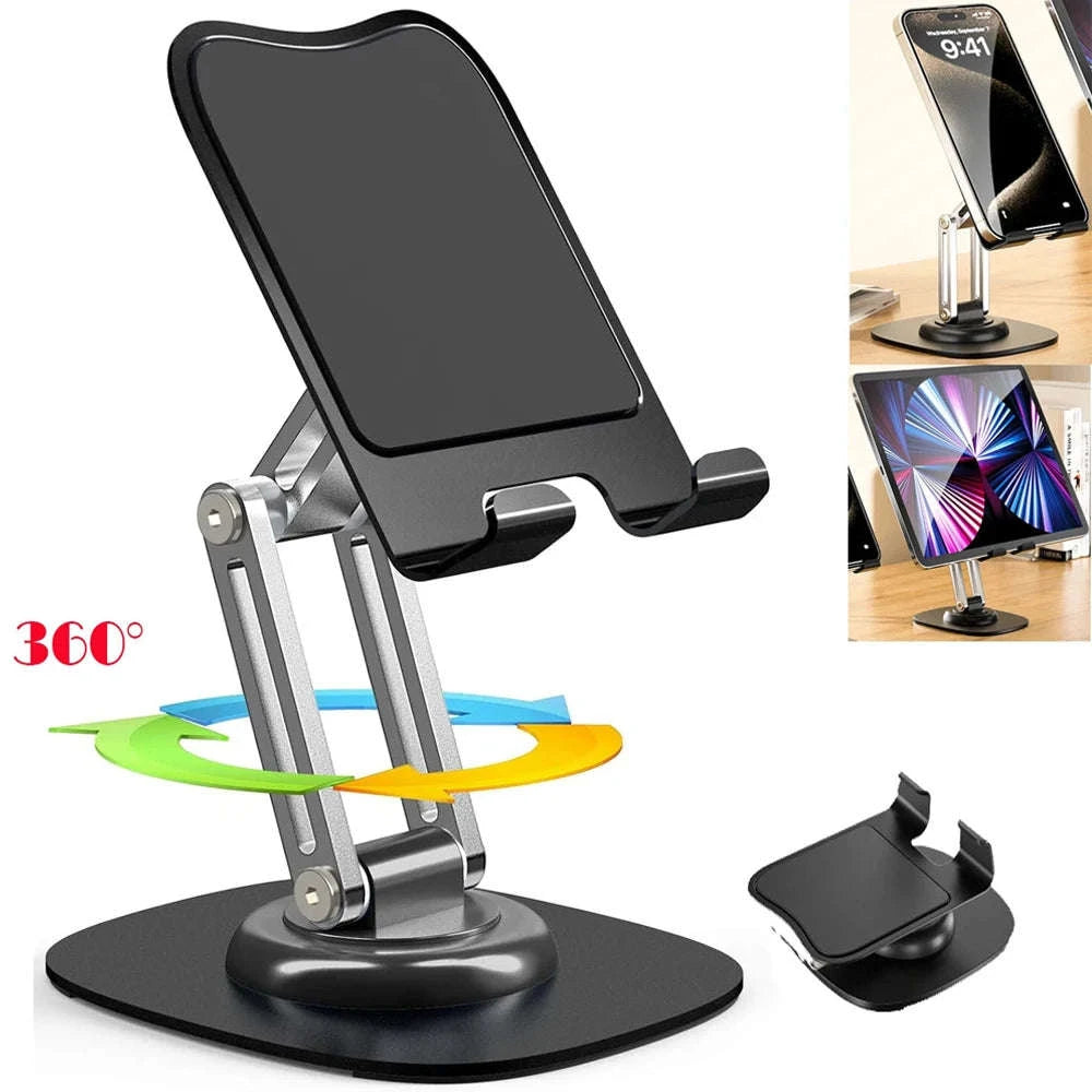 360° Adjustable Tablet & Phone Stand with Foldable Arm-United States
