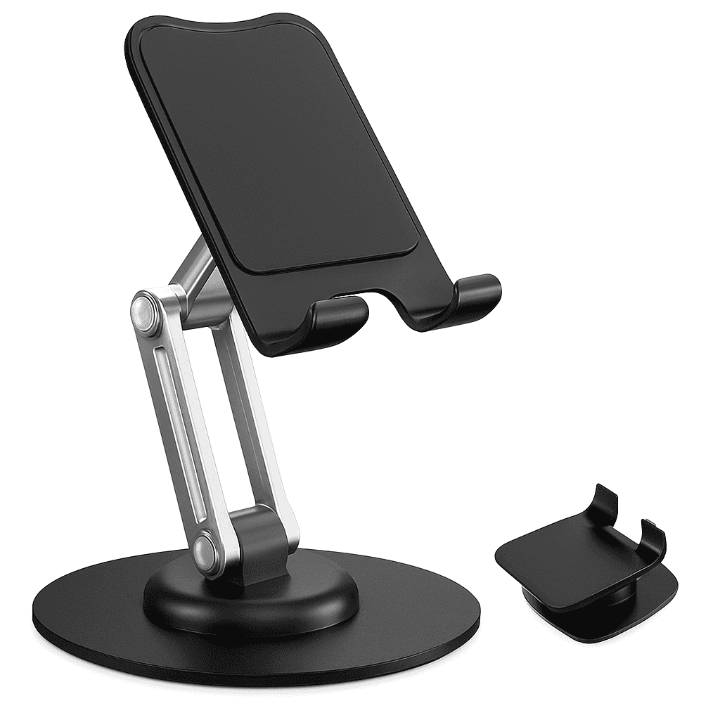360° Adjustable Tablet & Phone Stand with Foldable Arm-United States