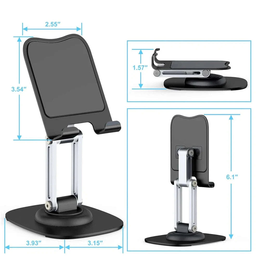 360° Adjustable Tablet & Phone Stand with Foldable Arm-United States