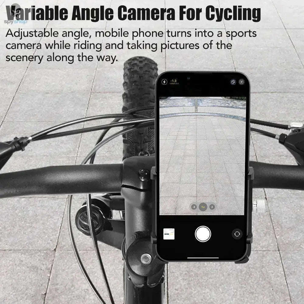 360° Aluminum Bike Phone Holder with Secure Mechanical Lock-HOL240