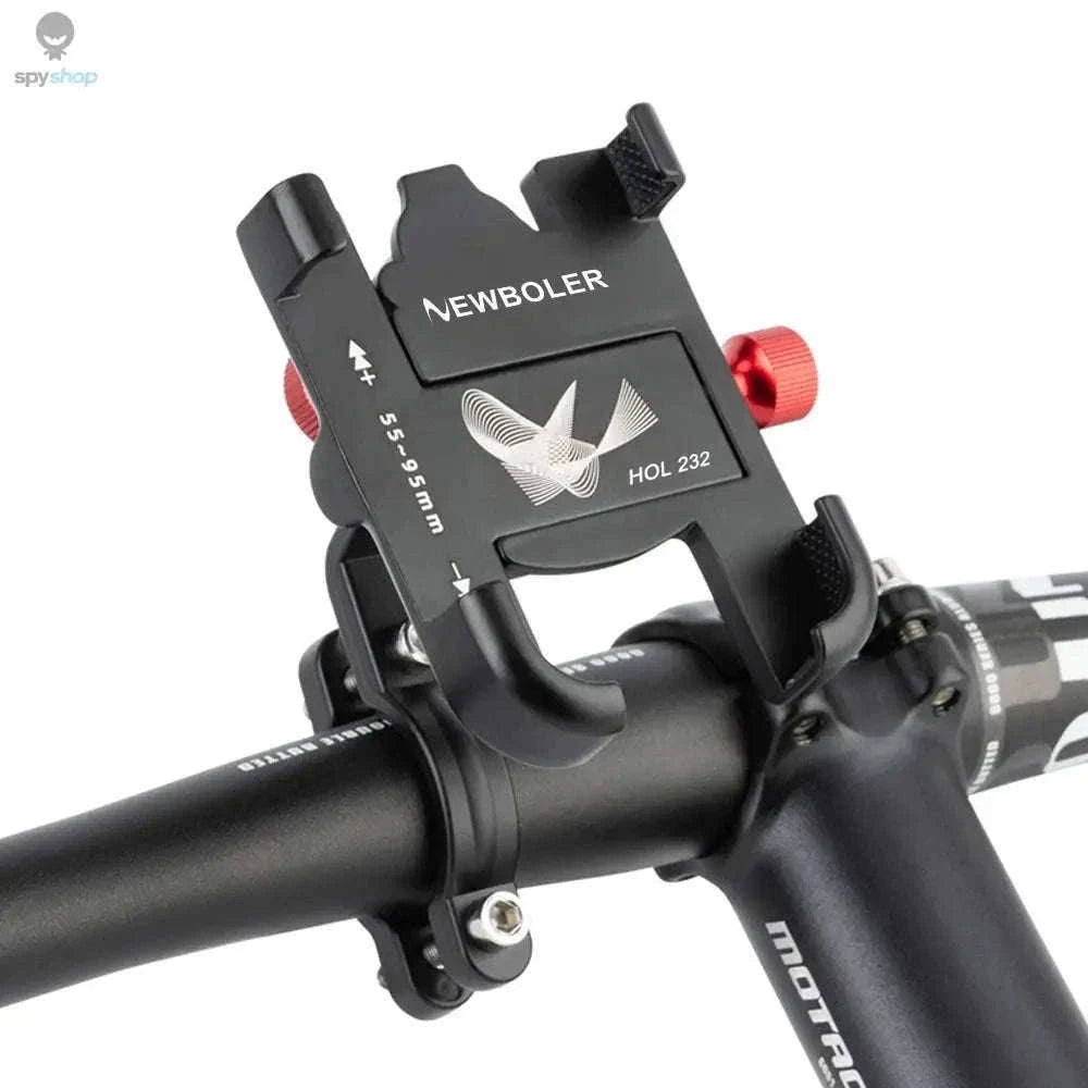 360° Aluminum Bike Phone Holder with Secure Mechanical Lock-HOL240