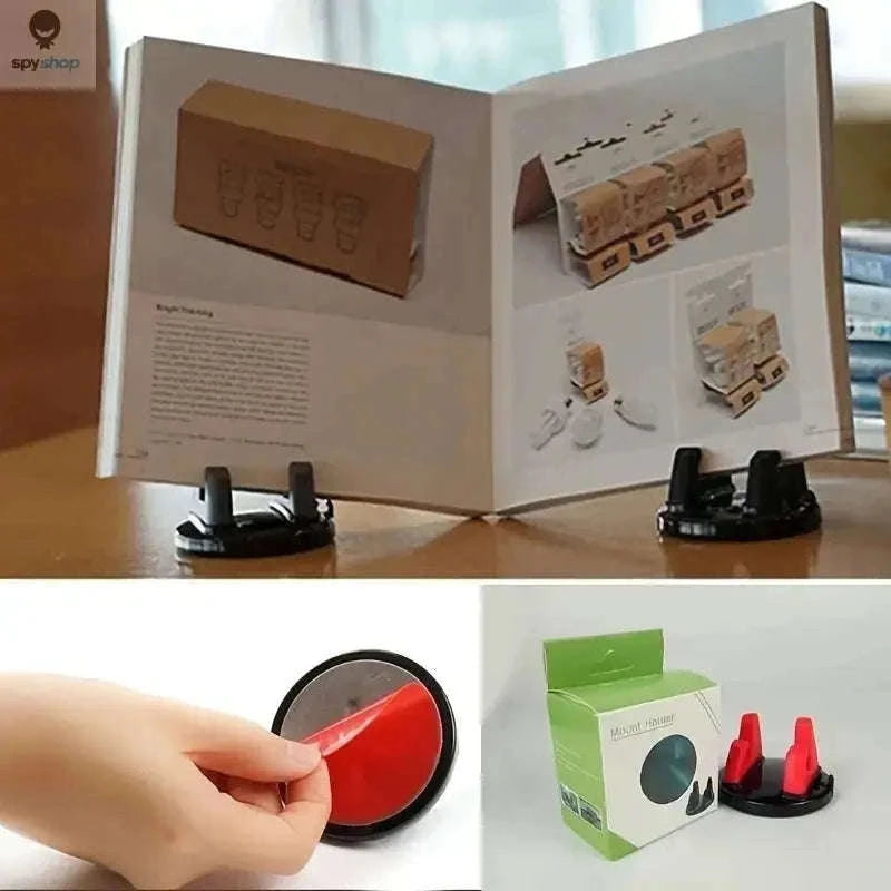 360° Rotatable Car Phone Holder for Easy Hands-Free Driving-Red
