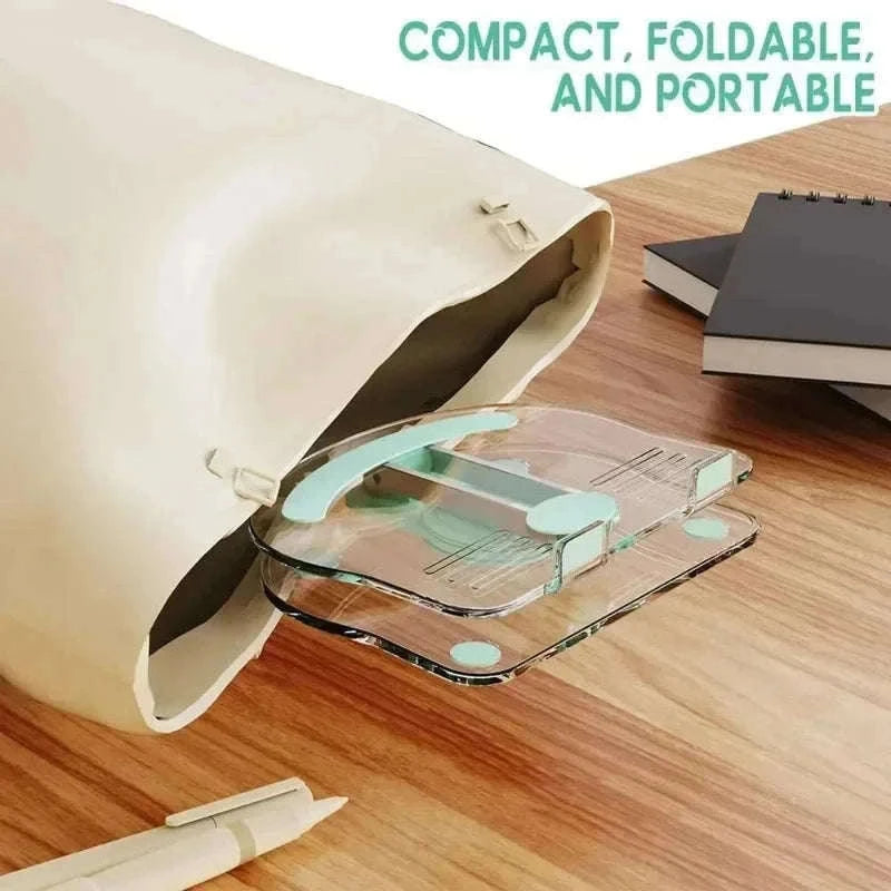 360° Rotating Adjustable Folding Tablet Stand for 4.7-13 Inch Devices-white