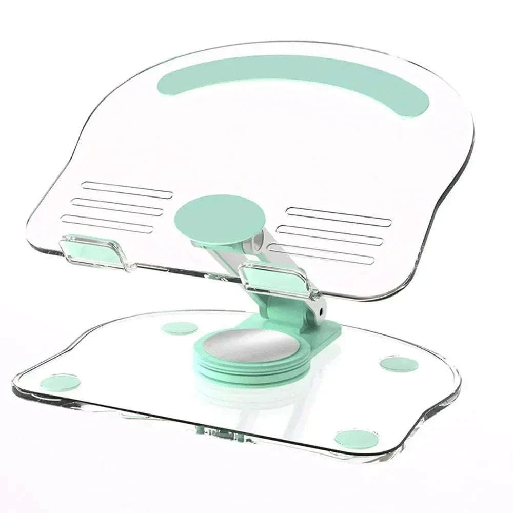 360° Rotating Adjustable Folding Tablet Stand for 4.7-13 Inch Devices-white