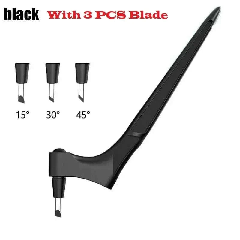 360° Rotating Blade Craft Cutting Pen for Precision DIY Designs-United States / white set