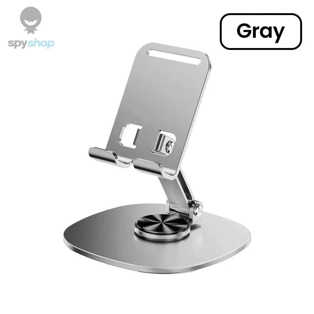 360° Rotating Phone Stand for Phones and Tablets-gray