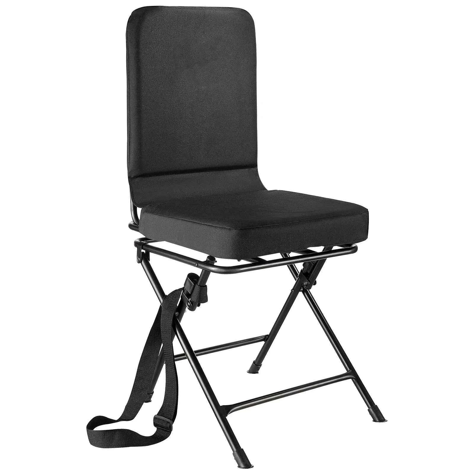 360° Silent Swivel Foldable Hunting Chair with Adjustable Shoulder Straps-300 lbs / United States