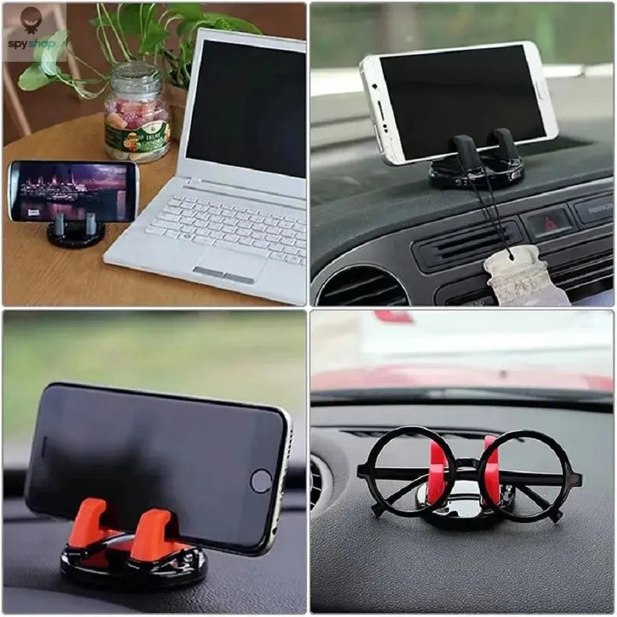 360° Rotatable Mobile Phone Holder Car Bracket Non-Slip GPS Navigation Car Mount Stand Support in Car Universal for All Phones Spy-shop.com