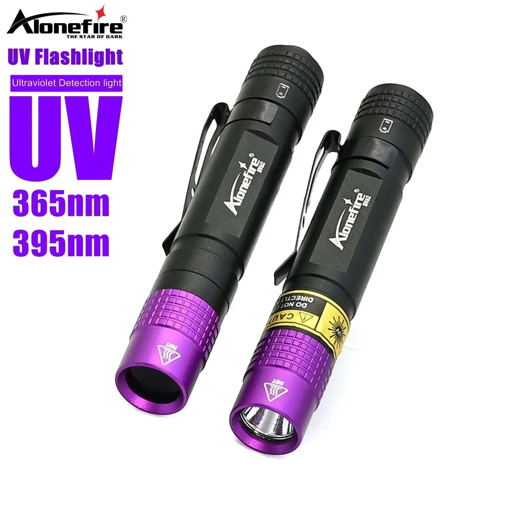 365/395nm UV Flashlight Mini Blacklight Detector-SV62 365NM