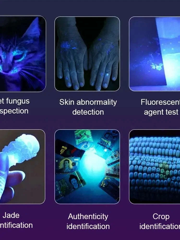 365nm Mini UV Flashlight for Detection-365nm