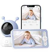 BOIFUN 2K WiFi Baby Monitor with 5'' Screen, 2-Way Talk