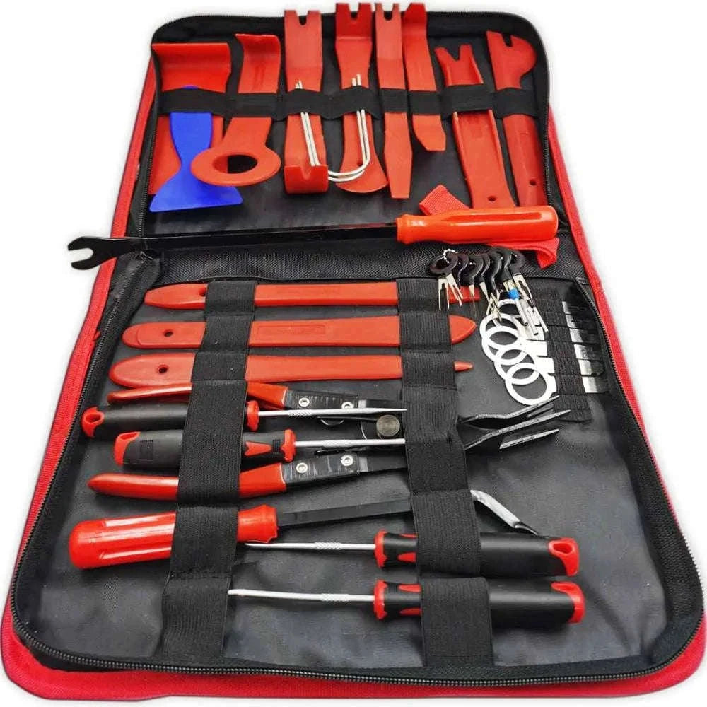 38-Piece Car Audio Repair Tool & Interior Trim Removal Kit-38PCS Red box / france