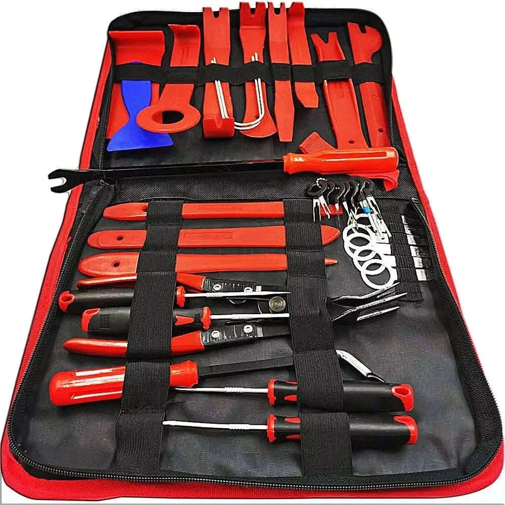 38-Piece Car Audio Repair Tool & Interior Trim Removal Kit-38PCS Red box / france