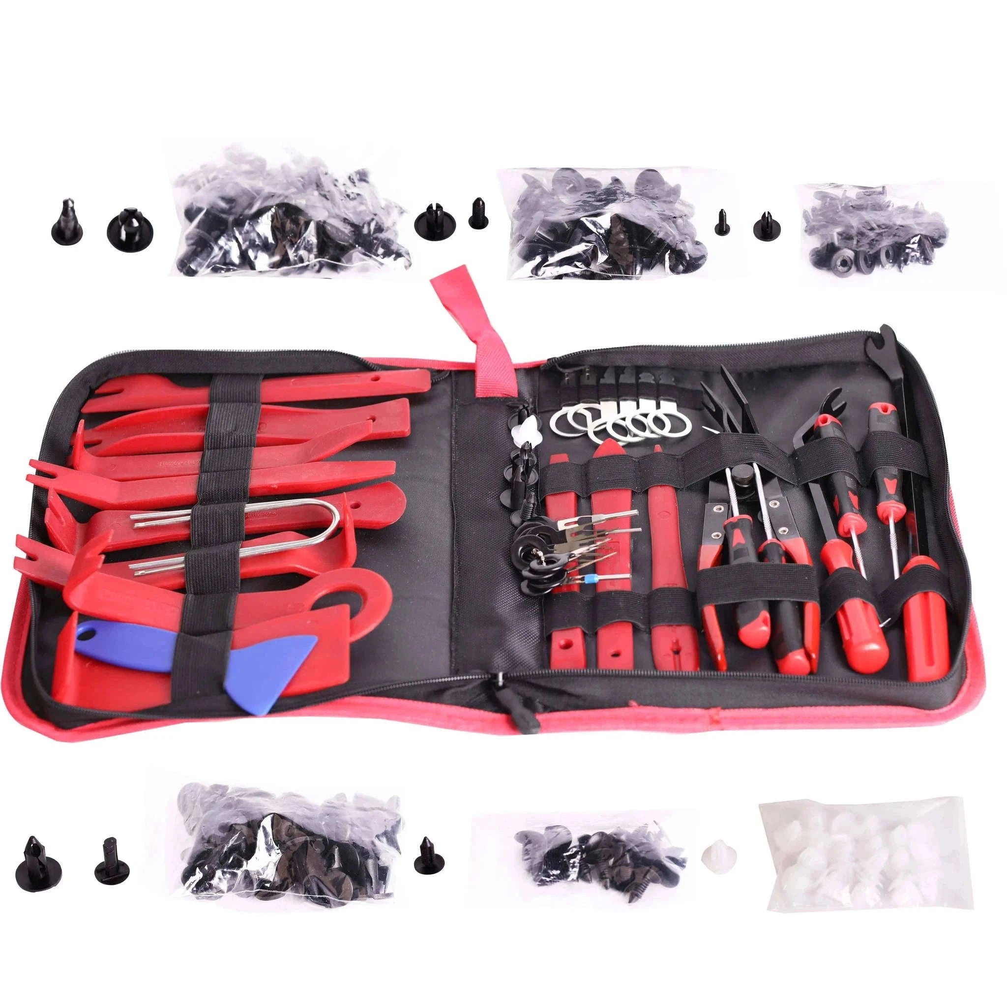 38-Piece Car Audio Repair Tool & Interior Trim Removal Kit-38PCS Red box / france