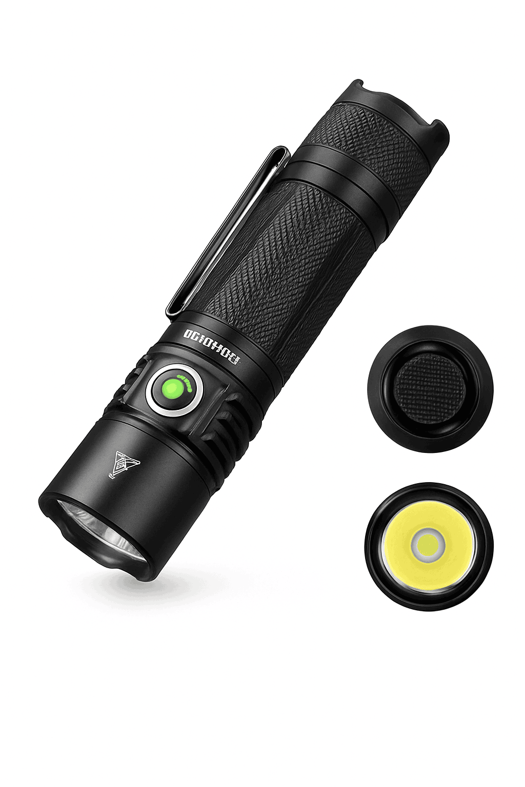 3800lm Tactical LED Flashlight USB-C Rechargeable-6000K-6500K / 6000K-6500K / United States