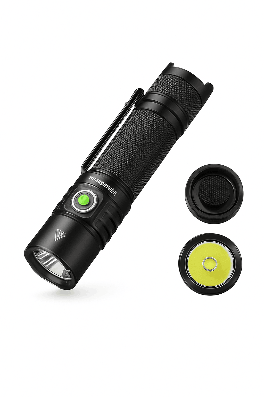 3800lm Tactical LED Flashlight USB-C Rechargeable-6000K-6500K / 6000K-6500K / United States