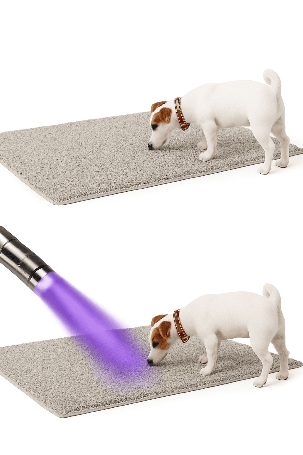 395nm UV Flashlight for Stains, Scorpions and Hidden Traces-Short-8PCS