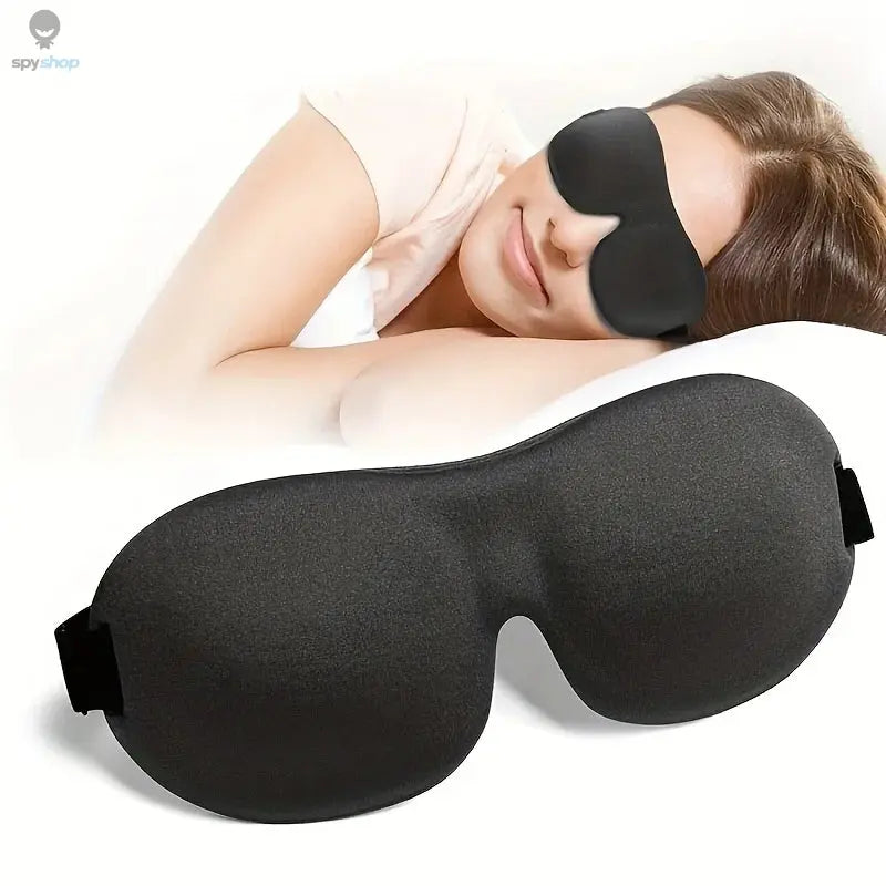 3D Contoured Sleep Mask 100% Light Blocking Eye Mask Ultra-Soft Skin-Friendly Material Breathable Eye Cover For Rest Travel Yoga 