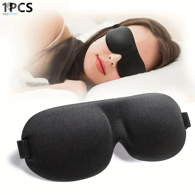 3D Contoured Sleep Mask 100% Light Blocking Eye Mask Ultra-Soft Skin-Friendly Material Breathable Eye Cover For Rest Travel Yoga 