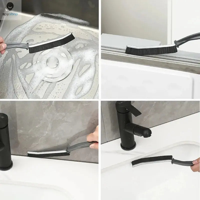 3Pcs Crevice Cleaning Brush Durable Car Kitchen Tile Grout Dead End Bristle Cleaning Brush Bedroom Floor Line Cleaning Brushes 