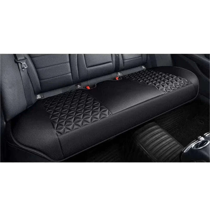 3D Breathable Car Seat Cover Cushion-Black front pad 1pc