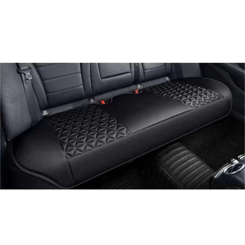 3D Breathable Car Seat Cover Cushion-Black front pad 1pc