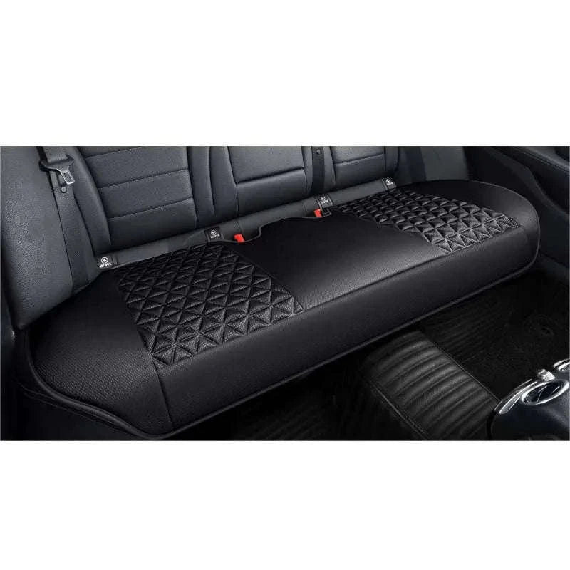 3D Breathable Car Seat Cushion Cover-Black front pad 1pc