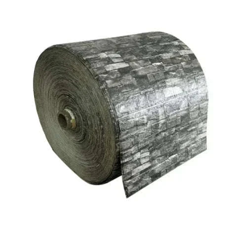 3D Brick Wall Sticker Wallpaper Roll-ash / 70CMX10M