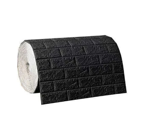 3D Brick Wall Sticker Wallpaper Roll for Easy Room Refresh-ash / 70CMX10M