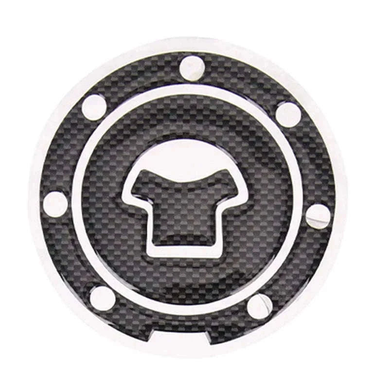 3D Carbon Fiber Gas Cap Cover Sticker for Motorcycles-1 pcs